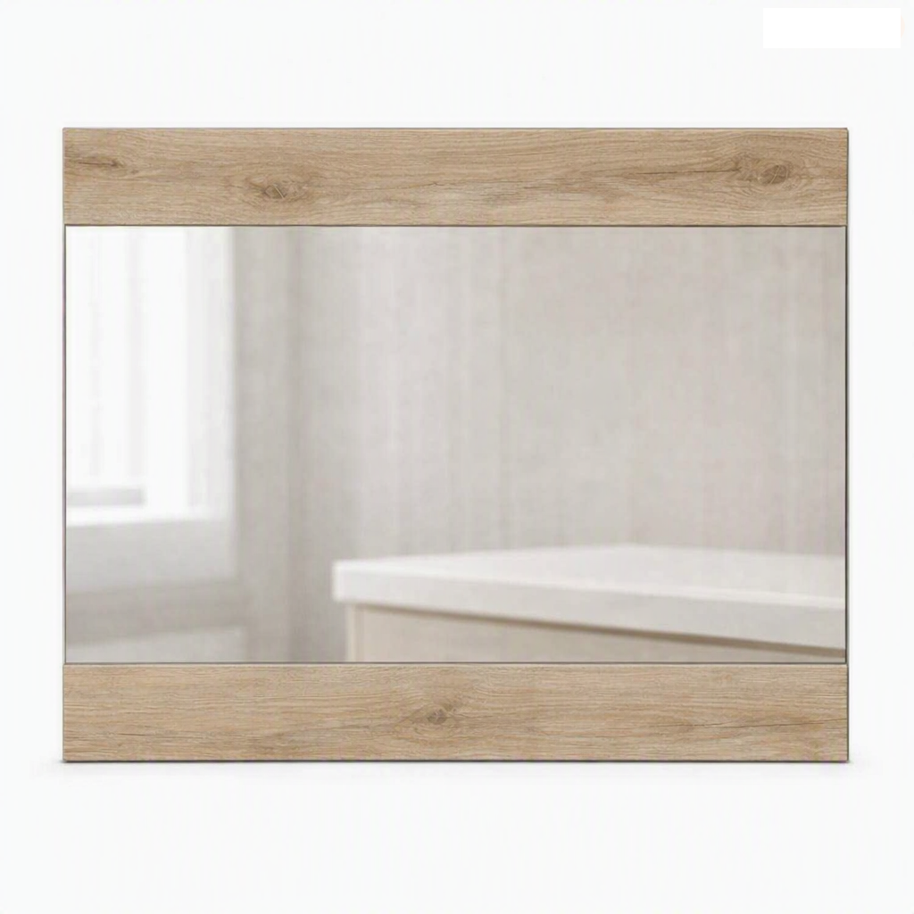Miroir de salle de bains 80 x 70 cm MDF — Réf. DST213